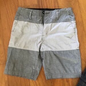 Volcom surf and turf shorts, quick dry, size 16/28.